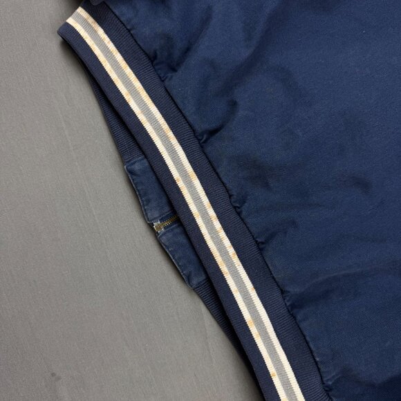 Vintage New York Yankees Bomber Jacket Mens Large Embroidered Logo Navy Blue - Picture 9 of 11